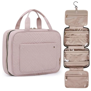 BAGSMART Medium Toiletry Bag with Hook, Water-Resistant Travel Organizer - Picture 1 of 12