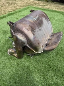 LAMBORGHINI AVENTADOR FACTORY OEM MUFFLER EXHAUST SYSTEM 470251051F - Picture 1 of 4