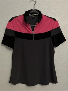 JAMIE SADOCK Women's (M) Lightweight 1/4 Zip S/S Golf Top ~ NICE ONE! - Picture 1 of 5