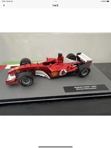 Panini 1/43 Scale Ferrari F2002 Michael Schumacher Formula One Car Collection - Picture 1 of 2