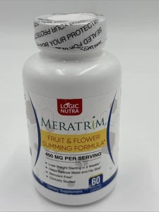 60 Vegetable Capsules Meratrim Proprietary Blend 400 Mg - Garcinia Mangostana  - Picture 1 of 3