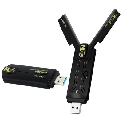 WiFi 7 Adapter for PC BE6500 RTL8912AU Chip Tri-Band Wireless for Windows 11/10 - Image 1 of 4