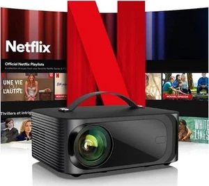 [Netflix-Licensed/Dolby Audio] Projector-4K with Wifi 6 and Bluetooth, 1000AN... - Picture 1 of 6