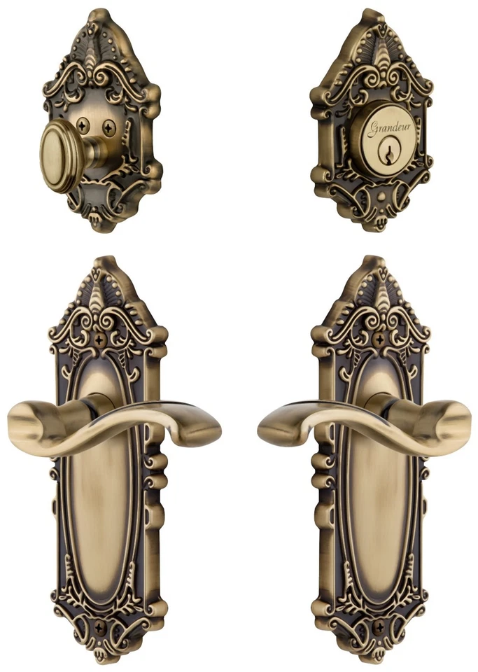 Grandeur GVCPRT_SP_ESET_238 Grande Victoriano Latón Sólido Derecha - Latón Foto 1 de 1