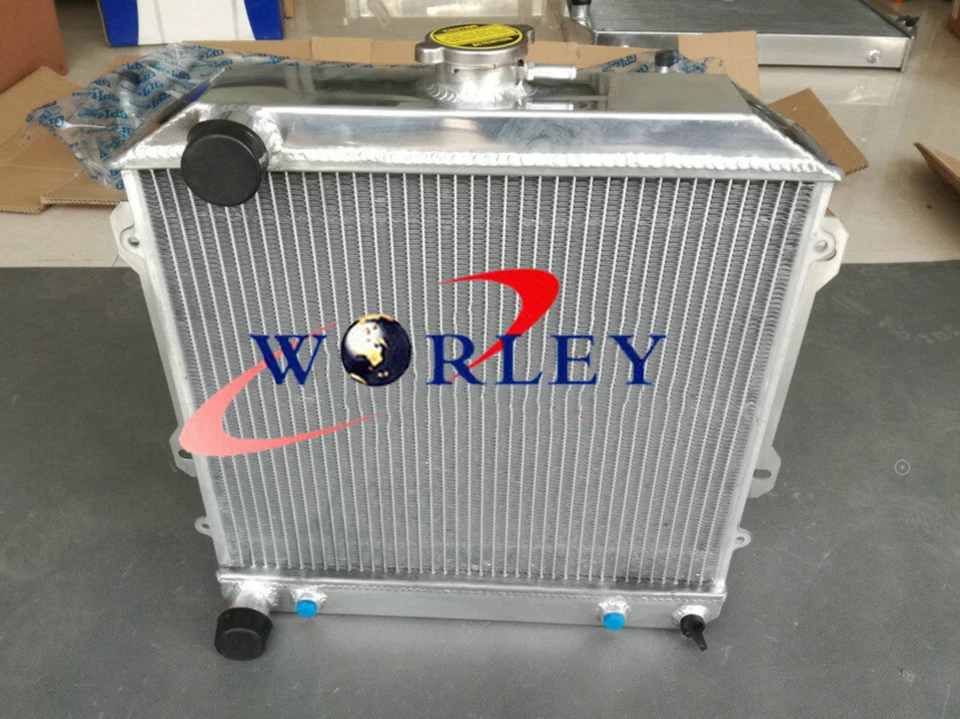 Radiador de aluminio 5 filas para TOYOTA CELICA TA28 1.6L 2T-G 1971 1972 1973 1974 Foto 1 de 4