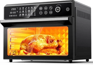 30L Air Fryer Oven, 18 in 1 Presets Dual-Cook Function Air Fryer-Used - Picture 1 of 7