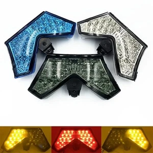 1X Señal de freno trasero LED Luz integrada para Kawasaki ZX14 ZX14R ZX-14 ZX1400 - Imagen 1 de 10