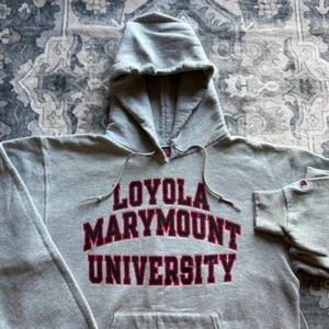 Sudadera con Capucha de Colección Champion Loyola Marymount University Hombres M Gris Tejido Inverso Pesado - Imagen 1 de 16