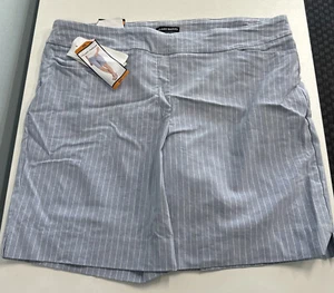 Hilary Radley Bermuda Shorts Viskose/Nylon Damen Shorts 2XL ETIKETT DISTRESSED BLAU - Bild 1 von 12