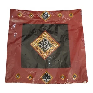 Throw Pillow Covers Wild Orchard Handcrafted Ethnic Style By Lan Rung 16x16 X 2 - Picture 1 of 2