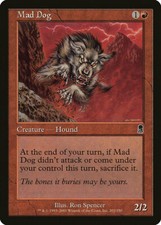 Magic MTG Tradingcard Odyssey 2001 Mad Dog 202/350