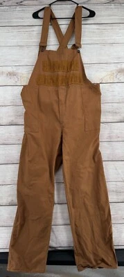 Red Head Hunting Bib Overalls Men's Size Large Brown - Image 1 of 4
