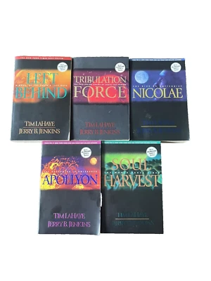Left Behind Series Books #1-5 Paperback by Tim Lahaye and Jerry B Jenkins Good - Image 1 of 4