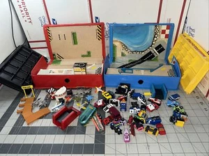 1989 Micro Machines Airport Marina Large Lot. Buildings, Ship, Case , AirPlanes - Picture 1 of 13