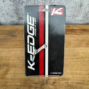 New! K-Edge Race Number Plate Holder Silver Alloy MSRP $30 24g - Picture 1 of 4