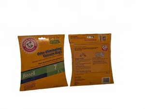 Arm & Hammer Bissell 7 Odor Eliminating Vacuum Bags #62615A QTY 2/6 Bags Total - Picture 1 of 1