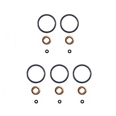 Juego de 5 sellos de repuesto de inyector de combustible para Volvo S80 II D3, D4, D5 - Imagen 1 de 4