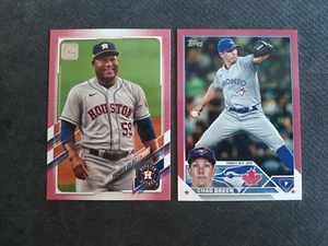 2021 & 2023 Topps Series 2 & Update Baseball SP ( / 50 ) Pink Lot (2) 514,US176 - Bild 1 von 10