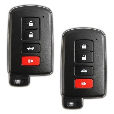 2 Replacement For Toyota Camry Corolla Avalon Key HYQ14FBA 4 Button 2012-2020 - Image 1 of 3
