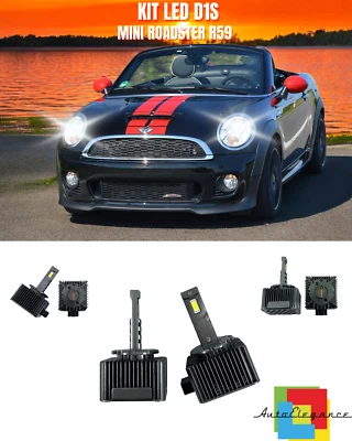 ⭐LAMPADE ANABBAGLIANTI D1S LED 6000K ADATTO PER MINI ROADSTER R59⭐ - Immagine 1 di 4
