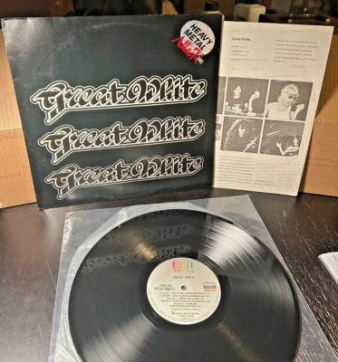 Great White Self Titled Lp Vinyl 1984 hard rock heavy metal original slaughter Foto 1 de 4