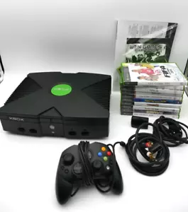 Xbox Classic Konsole - 1x Controller, 10 Spiele / getestet^ - Bild 1 von 9
