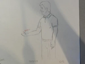 King of the Hill - Storyboard Production Used Pencil Drawing of Don Merideth - Picture 1 of 2