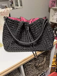 Kate Spade NY Nylon Monogram Quilted Satchel Bag Pre Own - Picture 1 of 8