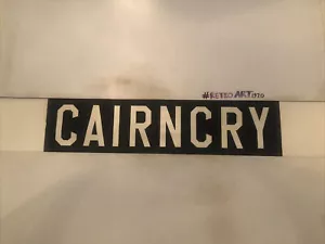 KELBUS Aberdeen 1960 A3 Linen Bus Destination Blind 30”- Cairncry - Imagen 1 de 12