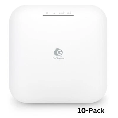 EnGenius ECW220 Cloud 6 Managed WiFi 6 2×2 Indoor Wireless Access Point (10-Pack - Image 1 of 4