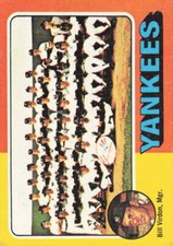1975 Topps Mini #611 New York Yankees - Bill Virdon TC, MGR, CL   Card TCCCX