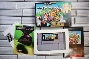 Super Mario Kart (Millionenverkäufer) - Super Nintendo Snes 100% Komplett In Box CIB - Bild 1 von 6