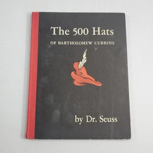The 500 Hats of Bartholomew Cubbins Dr Seuss 1st Edition 2nd Printing 1938 - Foto 1 di 9