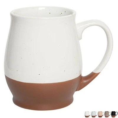 BOSMARLIN Extra Large Ceramic Coffee Mug 24 Oz Dishwasher And Microwave Safe Big Oversized