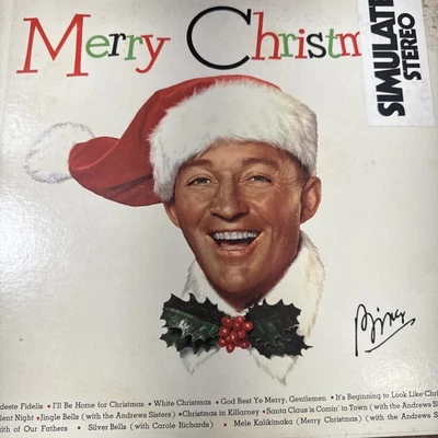BING CROSBY - Merry Christmas (1969) - 12" Vinyl Record LP - Image 1 of 4