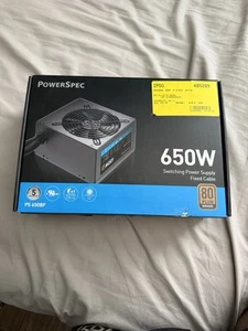 Alimentation PC Power Spec 650-WATT 80+ Bronze 2x PCIE semi-modulaire ATX 12V - Photo 1/4