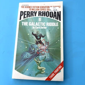 The Galactic Riddle a Perry Rhodan Novel - Clark Darlton - Vintage 1970s Sci-Fi - Picture 1 of 5