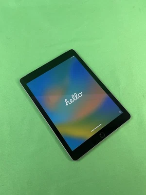 Apple iPad 5th Gen 128GB WiFi + Cellular Unlocked Space Gray A1823 *97% BH* - Image 1 of 4