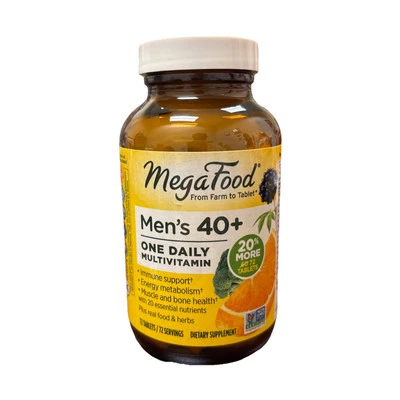 MegaFood For Men’s Multivitamin- With B Vitamins For Cellular Energy BB 11/2026 - Image 1 of 4