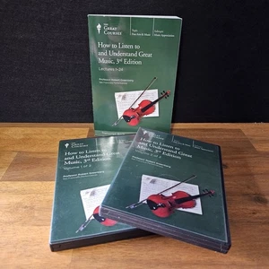 Great Courses How To Listen To And Understand Great Music 3rd Edition Book DVD - Picture 1 of 4