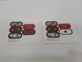 LEGO 8780 - KNIGHT'S KINGDOM - Citadel of Orlan 2 STICKER SHEETS You Get Both!