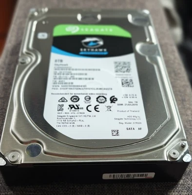 8TB Seagate SkyHawk Surveillance ST8000VX0022 SATA 6Gb/s 256MB 8TB HDD Used - Image 1 of 4