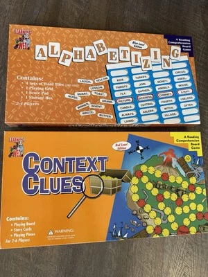 🔥2 JUEGOS DE MESA APRENDIZAJE BIEN COMPRENSIÓN LECTURA ROJO AZUL NIVEL GRADO 2 3 4 5 Foto 1 de 4