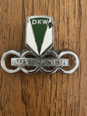 ¿Camión de automóvil DKW AUTO UNION? - EMBLEMA LOGOTIPO - FABRICANTE DE EQUIPOS ORIGINALES - ESMALTE VINTAGE Foto 1 de 4
