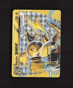 Tarjeta Pokémon holográfica ultra rara arte completo Raichu BREAK 50/162 DMG - Imagen 1 de 10