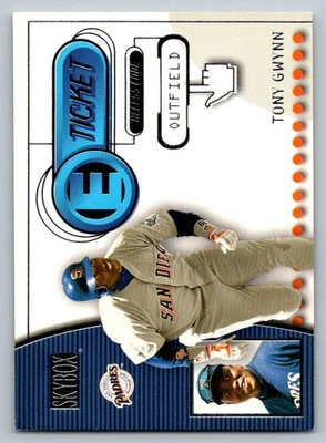 Boleto electrónico Skybox 2000 Tony Gwynn Foto 1 de 2