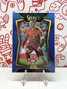 2015 PANINI SELECT RED JERSEY-BLUE PRIZM #36 CRISTIANO RONALDO  /299  - Picture 1 of 4