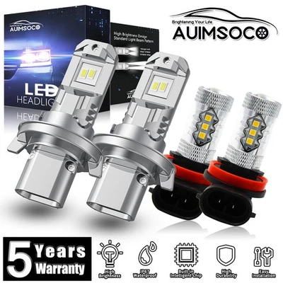 For Ford Transit Connect 2010-2013 Van 4-Door LED Headlight Bulbs Hi/Lo Fog Beam - Image 1 of 4