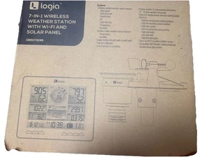 Logia 7-in-1 Weather Station, Weather Monitoring W/ Temperature, Humidity & More - Picture 1 of 5