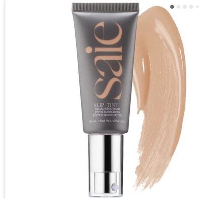 SAIE Slip Tint Tinted Moisturizer SPF 35 Sunscreen Shade 4 ~ Four 1.35 oz NIB - Image 1 of 4